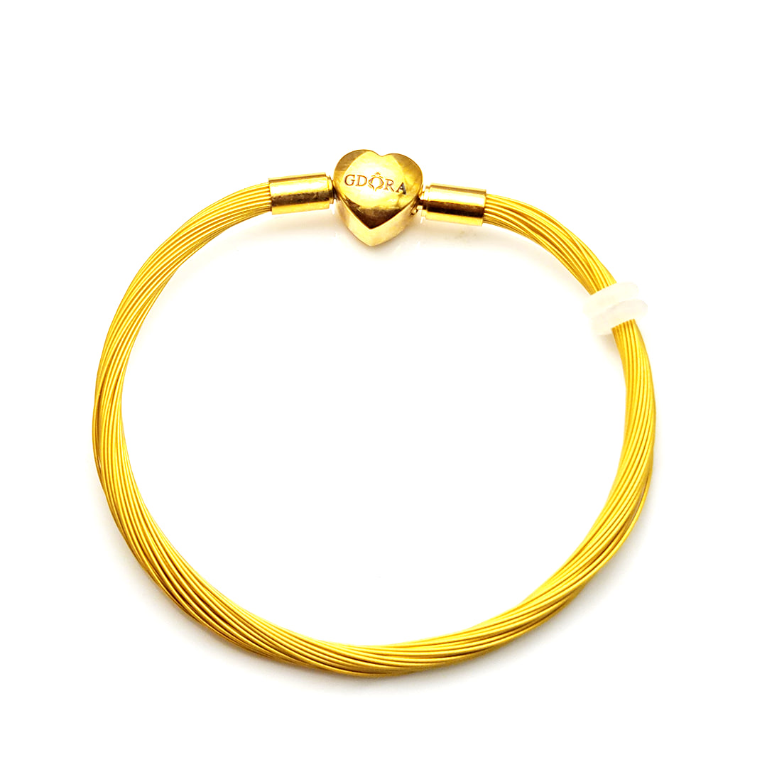 Bracelet Love Wire Gold Plated