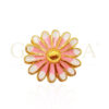 Charm ( Pink Chrysanthemum ) Bead