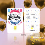 Gold Bar 0.25gm – Birthday White