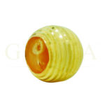 Charm Round Beehives Bead