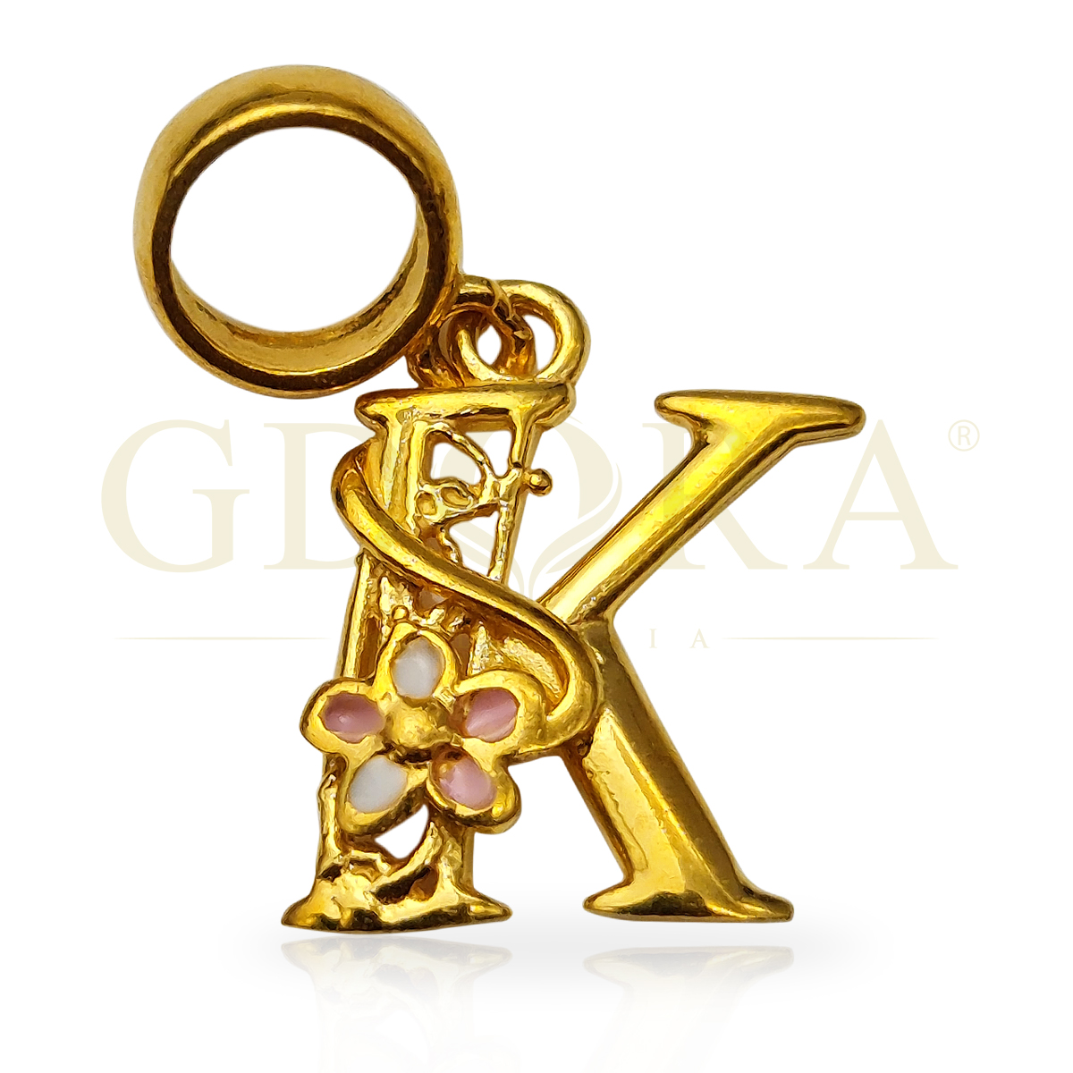 Charm Alphabet K Dangle