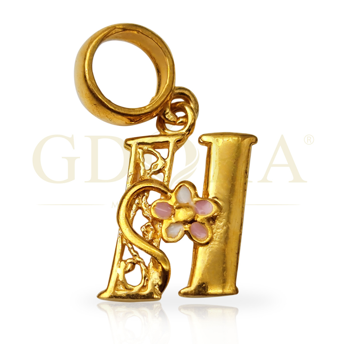 Charm Alphabet H Dangle