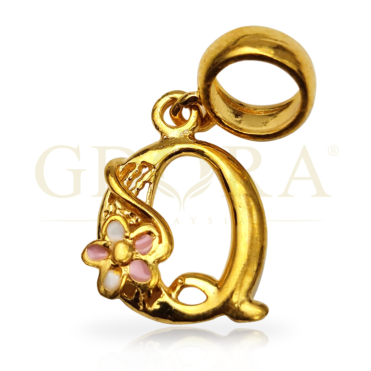 Charm Alphabet Q Dangle