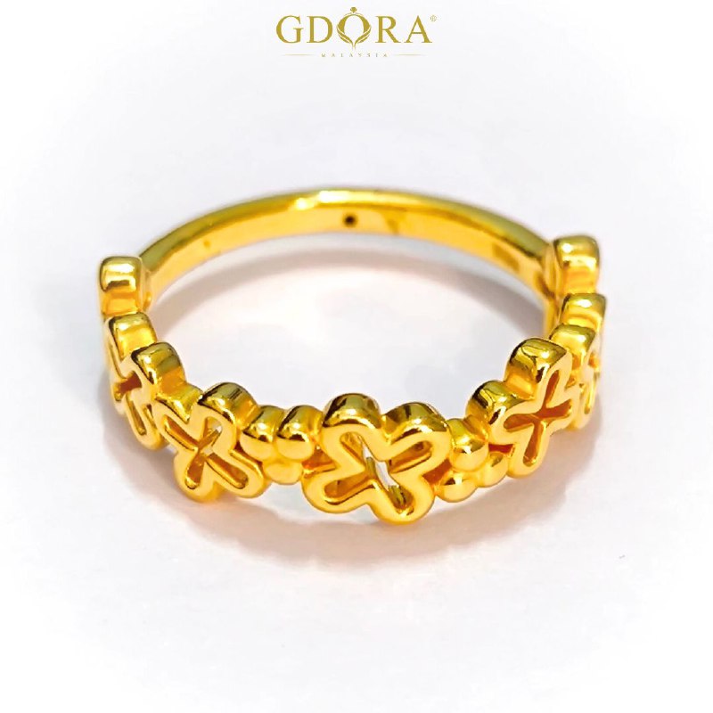 Cincin Hard Gold Xoxo L: 0.5cm