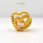 HARDGOLD LOVE PINK BEAD