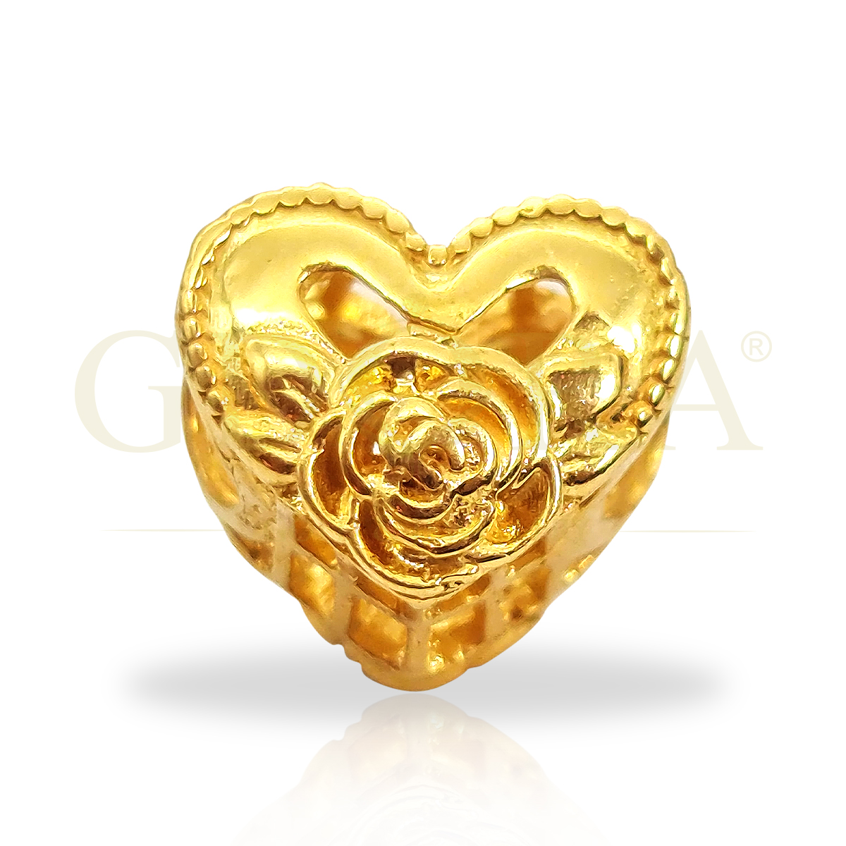 Charm Love Rose Bead