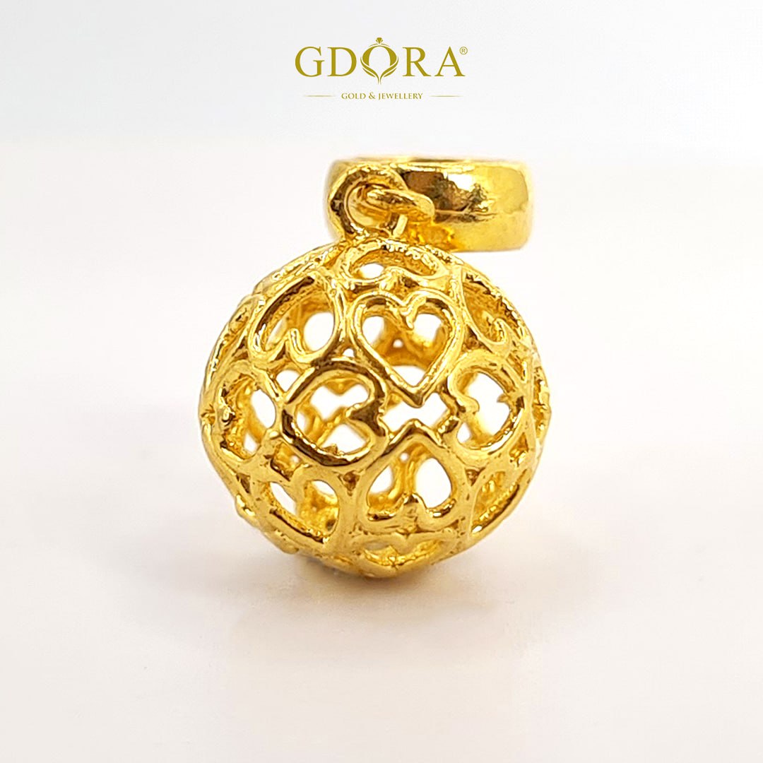 Charm Love Globe Dangle